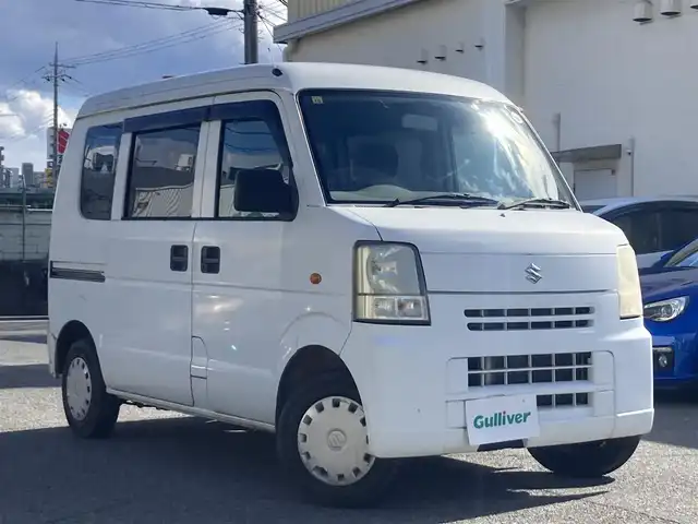 スズキ エブリイ ジョイン 兵庫県 2005(平17)年 13万km スペリアホワイト 1DINオーディオ/CD/FM/AM/AC/純正フロアまっと/パワーウィンドウ/取扱説明書/令和1年3年5年整備記録簿