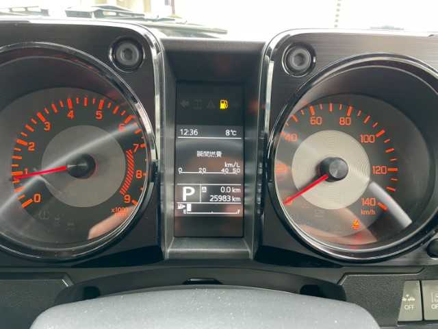 スズキ ジムニー XC 岩手県 2018(平30)年 2.6万km ブルーイッシュブラックパール3 4WD　/ターボ　/社外CD　/レーダークルーズ/レーダーブレーキサポート/レーンキープアシスト　/ＬＥＤヘッドライト・フォグランプ　/前席シートヒーター　/横滑り防止　/ダウンヒルアシスト　/ヘッドライトウォッシャー