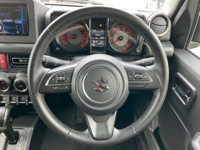 スズキ ジムニー XC 岩手県 2018(平30)年 2.6万km ブルーイッシュブラックパール3 4WD　/ターボ　/社外CD　/レーダークルーズ/レーダーブレーキサポート/レーンキープアシスト　/ＬＥＤヘッドライト・フォグランプ　/前席シートヒーター　/横滑り防止　/ダウンヒルアシスト　/ヘッドライトウォッシャー