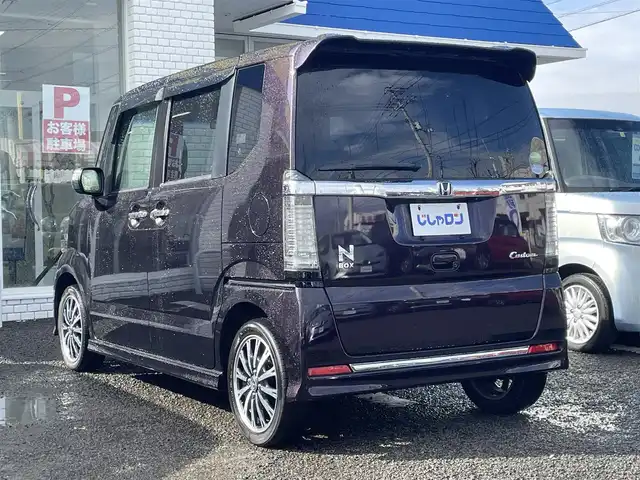 ホンダ Ｎ ＢＯＸ G ターボ Lパッケージ 徳島県 2015(平27)年 6.5万km プレミアムベルベットパープル・パール (株)IDOMが運営する【じしゃロン徳島店】の自社ローン専用車両になりますこちらは現金またはオートローンご利用時の価格です。/自社ローンご希望の方は別途その旨お申付け下さい”		/評価点4.5															/社外8型ナビゲーション/バックカメラ/後席フリップダウンモニター/ハーフレザーシート/HIDヘッドライト/フォグランプ/プッシュスタート/スマートキー	/スペアキー