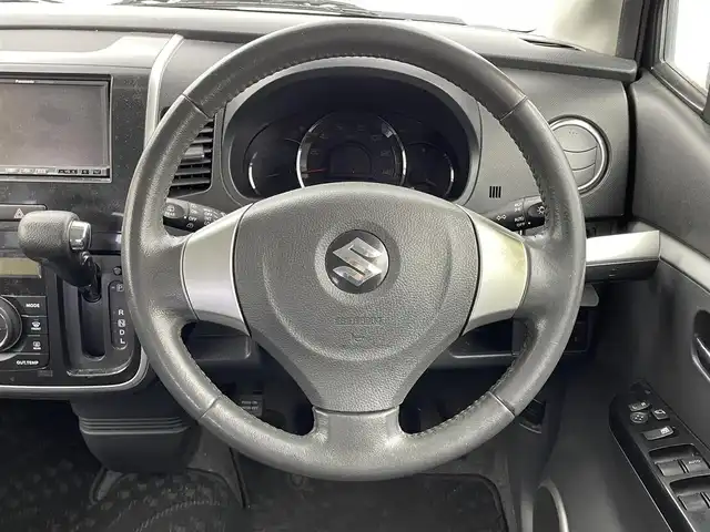 スズキ ワゴンＲ スティングレー リミテッド 福井県 2011(平23)年 13.6万km パールホワイト ハーフレザーシート/スマートキー/プッシュスタート/AAC/オートライト/フォグランプ/トランクスポイラー/純正アルミホイール/ETC/ドアバイザー/ウインカーミラー/革巻きステアリング/社外フロアマット/シートリフター/電格ミラー