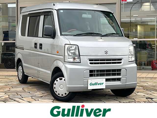 スズキ エブリイ PA 静岡県 2014(平26)年 12万km シルキーシルバーメタリック 【主要装備】/社外ＳＤナビ　/Ｂｌｕｅｔｏｏｔｈ接続　/ＥＴＣ車載器　/ワンセグ　/マニュアルエアコン　/ＣＤ　/ＤＶＤ