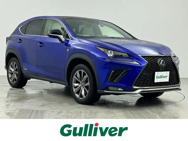 レクサス ＮＸ 300h Fスポーツ 宮城県 2020(令2)年 3.5万km ヒートブルーコントラストレイヤリング 禁煙車/ワンオーナー/パノラマガラスルーフ/レクサスセーフティシステム/プリクラッシュセーフティ/レーントレーシングアシスト/レーダークルーズコントロール/オートハイビームアシスト/純正ナビ/CD.DVD.SD.BT.USB/フルセグTV/バックカメラ/ホワイトレザーシート/前席パワーシート（D席メモリー付）/前席シートヒーター/前席エアシート/パワーバックドア/電動パーキングブレーキ/オートホールド機能/AC100V充電/ステアリングヒーター/パドルシフト/ステアリングスイッチ/ビルトインETC2.0/社外ドライブレコーダー（FR）/LEDヘッドライト/LEDフォグランプ/純正18インチアルミホイール