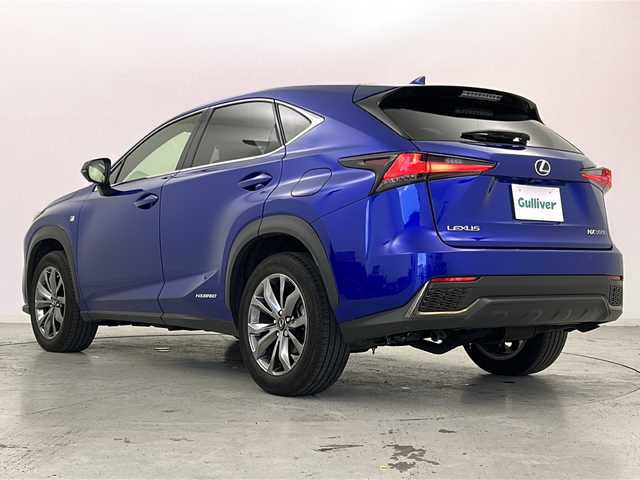 レクサス ＮＸ 300h Fスポーツ 宮城県 2020(令2)年 3.5万km ヒートブルーコントラストレイヤリング 禁煙車/ワンオーナー/パノラマガラスルーフ/レクサスセーフティシステム/・プリクラッシュセーフティ/・レーントレーシングアシスト/・レーダークルーズコントロール/・オートハイビームアシスト/純正ナビ/・CD.DVD.SD.BT.USB/フルセグTV/バックカメラ/ホワイトレザーシート/・前席パワーシート（D席メモリー付）/・前席シートヒーター/・前席エアシート/パワーバックドア/電動パーキングブレーキ/オートホールド機能/AC100V充電/ステアリングヒーター/パドルシフト/ステアリングスイッチ/ビルトインETC2.0/社外ドライブレコーダー（FR）/LEDヘッドライト/LEDフォグランプ/純正18インチアルミホイール