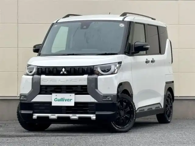 三菱 デリカミニ G プレミアム 茨城県 2023(令5)年 5.4万km アメジストブラック/シルキーホワイト ワンオーナー/pioneerナビ/　(AM/FM/CD/DVD/AUX/フルセグ)/RAYSアルミホイール/全方位カメラ/ドライブレコーダー/追従型クルーズコントロール/両側パワースライドドア/ETC/LEDヘッドライト/シートヒーター/ハンドルヒーター/デジタルインナーミラー/ルーフレール/ダウンヒルアシスト/パワーステアリング/オートライト/Wエアバック