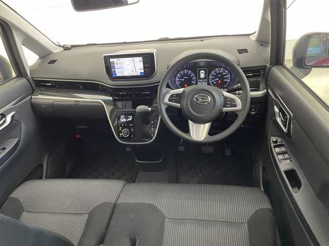 ダイハツ ムーヴ カスタム X LTD SAⅢ 長野県 2017(平29)年 4.9万km ファイアークォーツレッドM ４WD/イクリプスナビ/CD再生/地デジTV/ステアリングスイッチ/バックカメラ/スマートアシストIII/誤発進抑制装置/オートマチックハイビーム/アイドリングストップ/D席シートヒーター /前後ドライブレコーダー/スマートキーx2/プッシュスタート /ETC/純正14インチアルミ