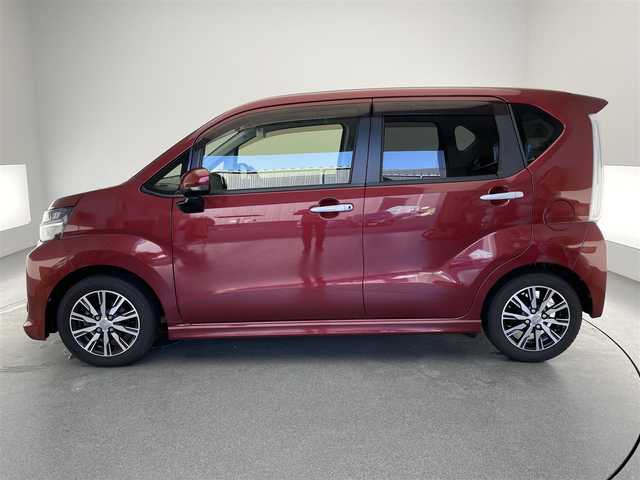 ダイハツ ムーヴ カスタム X LTD SAⅢ 長野県 2017(平29)年 4.9万km ファイアークォーツレッドM ４WD/イクリプスナビ/CD再生/地デジTV/ステアリングスイッチ/バックカメラ/スマートアシストIII/誤発進抑制装置/オートマチックハイビーム/アイドリングストップ/D席シートヒーター /前後ドライブレコーダー/スマートキーx2/プッシュスタート /ETC/純正14インチアルミ