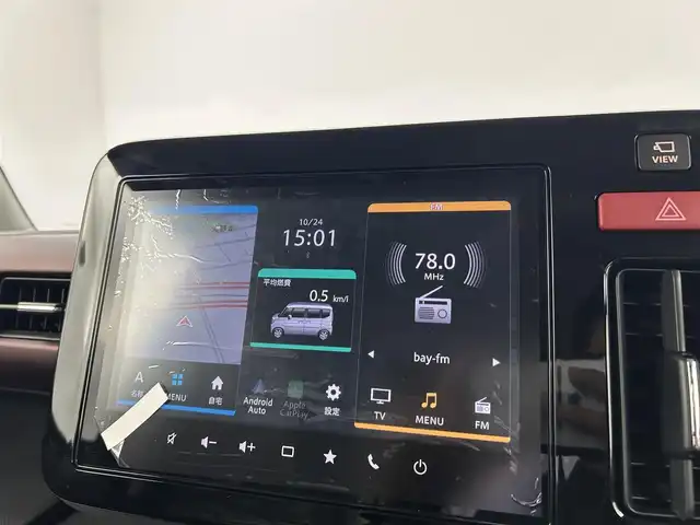 スズキ スペーシア カスタム HYBRID XS 千葉県 2024(令6)年 0.1千km ブルーイッシュブラックパール3 届出済未使用者/スズキセーフティサポート/・デュアルカメラブレーキサポート  　　　　/・誤発進抑制機能/・車線逸脱警報機能/・ふらつき警報機能/・先行車発進お知らせ機能/・オートマチックハイビーム/・リヤパーキングセンサー/レーダークルーズコントロール/スズキコネクト9インチナビ/　BT/フルセグTV/Apple CarPlay/Android　Auto/アラウンドビューモニター/両側パワースライドドア/前席シートヒーター/ステアリングヒーター/ヘッドアップディスプレイ/プッシュスタート＆スマートキー/ステアリングスイッチ/革巻きステアリング/純正15インチアルミホイール/LEDヘッドライト/フォグライト