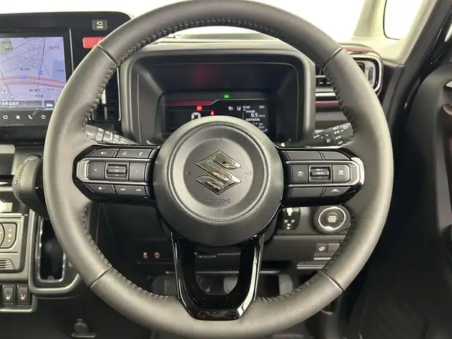 スズキ スペーシア カスタム HYBRID XS 千葉県 2024(令6)年 0.1千km ブルーイッシュブラックパール3 届出済未使用者/スズキセーフティサポート/・デュアルカメラブレーキサポート  　　　　/・誤発進抑制機能/・車線逸脱警報機能/・ふらつき警報機能/・先行車発進お知らせ機能/・オートマチックハイビーム/・リヤパーキングセンサー/レーダークルーズコントロール/スズキコネクト9インチナビ/　BT/フルセグTV/Apple CarPlay/Android　Auto/アラウンドビューモニター/両側パワースライドドア/前席シートヒーター/ステアリングヒーター/ヘッドアップディスプレイ/プッシュスタート＆スマートキー/ステアリングスイッチ/革巻きステアリング/純正15インチアルミホイール/LEDヘッドライト/フォグライト