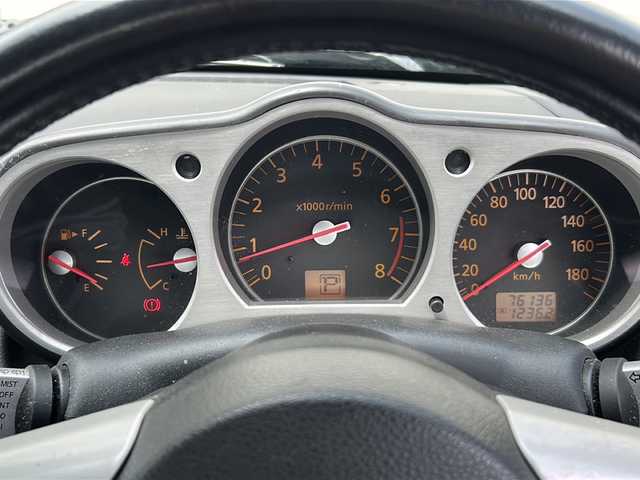 日産 フェアレディ Ｚ バージョンT 茨城県 2006(平18)年 7.7万km ホワイトパール Z34純正19inアルミホイール/BOSEサウンドシステム/黒革レザーシート/パワーシート/シートヒーター/ETC/オートライト/HIDヘッドライト/リモコンキー