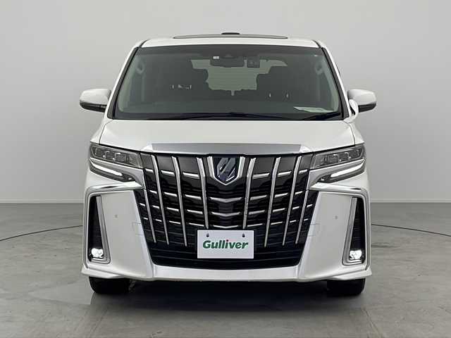 トヨタ アルファードハイブリット SR Cパッケージ 愛知県 2020(令2)年 5.2万km ホワイトパールクリスタルシャイン 純正ナビ/Bluetooth/フルセグTV/CD/DVD/後席モニター/両側パワースライドドア/サンルーフ/衝突被害軽減ブレーキ/レーンアシスト/コーナーセンサー/レーダークルーズコントロール/ハンドルヒーター/前席シートヒーター/シートクーラー/パワーバックドア/パワーシート/ドライブレコーダー/ETC/LEDオートライト/純正17インチアルミホイール/電動格納ミラー