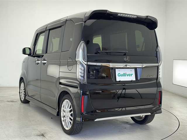 ホンダ Ｎ ＢＯＸ カスタム EX ターボ 千葉県 2021(令3)年 2.9万km クリスタルブラックパール 衝突軽減ブレーキ/レーンキープアシスト/純正アルミホイール/社外SDナビ/（フルセグ/Bluetooth/USB/FM/AM/AppleCarPlay）/バックカメラ/ETC/ドライブレコーダー/コーナーセンサー/レーンキープアシスト/ハーフレザーシート/LEDヘッドライト/電動格納ミラー