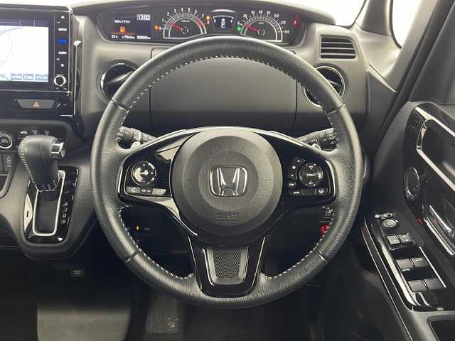 ホンダ Ｎ ＢＯＸ カスタム EX ターボ 千葉県 2021(令3)年 2.9万km クリスタルブラックパール 衝突軽減ブレーキ/レーンキープアシスト/純正アルミホイール/社外SDナビ/（フルセグ/Bluetooth/USB/FM/AM/AppleCarPlay）/バックカメラ/ETC/ドライブレコーダー/コーナーセンサー/レーンキープアシスト/ハーフレザーシート/LEDヘッドライト/電動格納ミラー