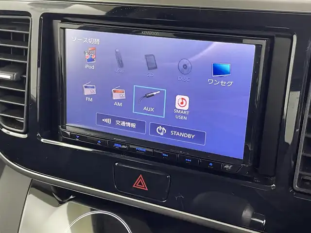 日産 デイズ ルークス ハイウェイスターX 群馬県 2018(平30)年 2.8万km アッシュブラウンM ７インチナビ　全方位カメラ　衝突軽減システム　パワースライドドア　アイドリングストップ　レーンアシスト　オートマチックハイビーム　横滑り防止　スマートキー　プッシュスタート　オートエアコン　禁煙車