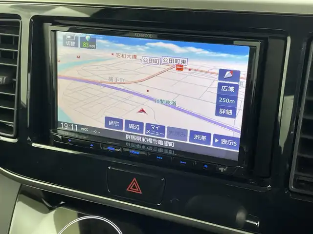 日産 デイズ ルークス ハイウェイスターX 群馬県 2018(平30)年 2.8万km アッシュブラウンM ７インチナビ　全方位カメラ　衝突軽減システム　パワースライドドア　アイドリングストップ　レーンアシスト　オートマチックハイビーム　横滑り防止　スマートキー　プッシュスタート　オートエアコン　禁煙車