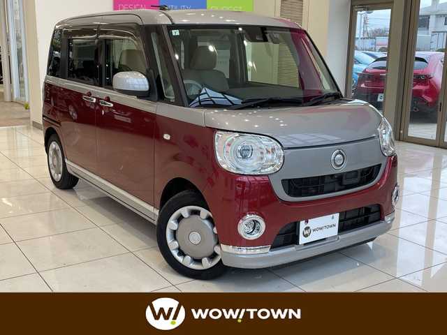 ダイハツ ムーヴ キャンバス G メイクアッフ SA Ⅱ 埼玉県 2017(平29)年 4.6万km スムースグレーマイカメタリック/ファイアークォーツレッドメタリック 2トーン スマートアシスト/純正8インチナビ/　　CD/DVD/BT/USB/HDMI/フルセグ/全方位カメラ/両側電動スライドドア/ETC/スマートキー×2/禁煙車