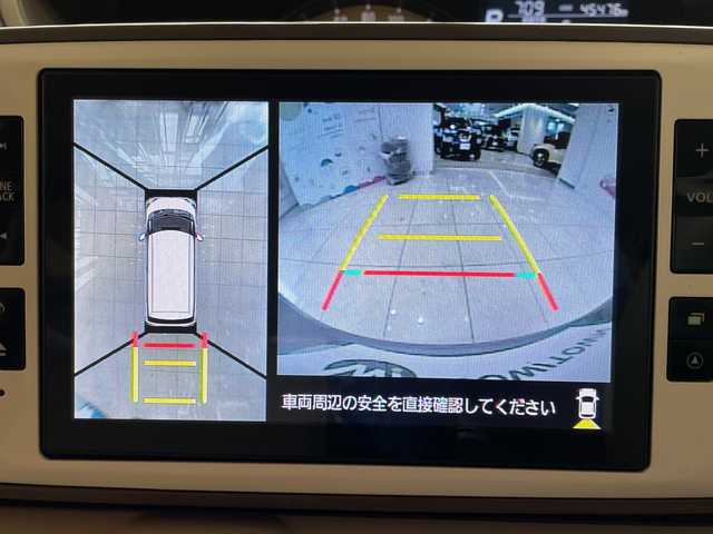 ダイハツ ムーヴ キャンバス G メイクアッフ SA Ⅱ 埼玉県 2017(平29)年 4.6万km スムースグレーマイカメタリック/ファイアークォーツレッドメタリック 2トーン スマートアシスト/純正8インチナビ/　　CD/DVD/BT/USB/HDMI/フルセグ/全方位カメラ/両側電動スライドドア/ETC/スマートキー×2/禁煙車