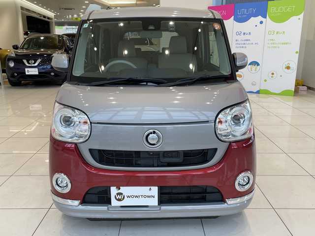 ダイハツ ムーヴ キャンバス G メイクアッフ SA Ⅱ 埼玉県 2017(平29)年 4.6万km スムースグレーマイカメタリック/ファイアークォーツレッドメタリック 2トーン スマートアシスト/純正8インチナビ/　　CD/DVD/BT/USB/HDMI/フルセグ/全方位カメラ/両側電動スライドドア/ETC/スマートキー×2/禁煙車