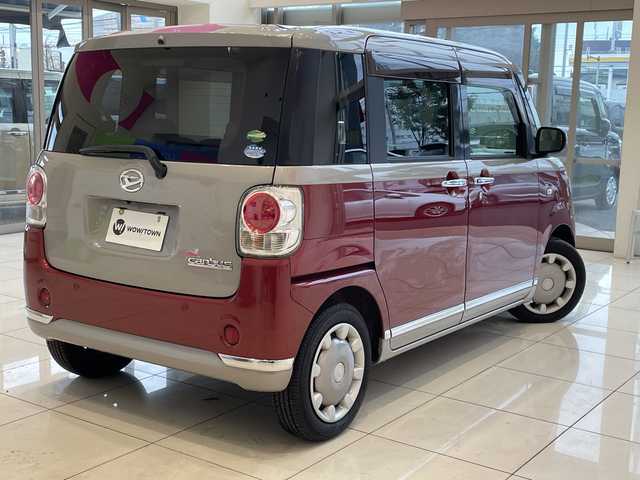 ダイハツ ムーヴ キャンバス G メイクアッフ SA Ⅱ 埼玉県 2017(平29)年 4.6万km スムースグレーマイカメタリック/ファイアークォーツレッドメタリック 2トーン スマートアシスト/純正8インチナビ/　　CD/DVD/BT/USB/HDMI/フルセグ/全方位カメラ/両側電動スライドドア/ETC/スマートキー×2/禁煙車