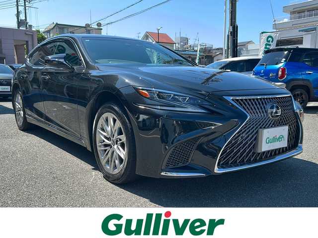 レクサス ＬＳ 500h バージョンL 大阪府 2019(令1)年 13.5万km グラファイトブラックガラスフレーク ワンオーナー/純正ナビ（フルセグTV・Bluetooth・CD・DVD・ラジオ）/全周囲カメラ/シートヒーター/シートクーラー（運転席・助手席・後部座席）/パワーシート（運転席・助手席・後部座席）/ステアリングヒーター/ETC2.0/レーダークルーズコントロール/ヘッドアップディスプレイ/レーンアシスト/本革ブラックレザーシート/本革巻きステアリング/前後ドライブレコーダー/ブラインドスポットモニター