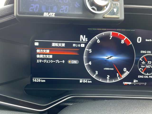 日産 フェアレディ Ｚ バージョンST 東京都 2024(令6)年 0.2万km パールⅡ 車体色　XKJ　プリズムホワイト×スーパーブラック/新車時保証書/ナビ説明書/エマージェンシーブレーキ/前・側・後方支援/インテリジェントクルーズコントロール/純正ナビ/フルセグTV【走行中映ります】/BT/USB/AppleCarplay/BOSEサウンド/バックカメラ　ETC2.0/LEDヘッドライト/オートライト/スマートキー×2【キータグ有】/革巻きハンドル/RECAROシート/BLITZ車高調/SR-SDIXELローター＆パッド/社外１９インチアルミ【TWS】