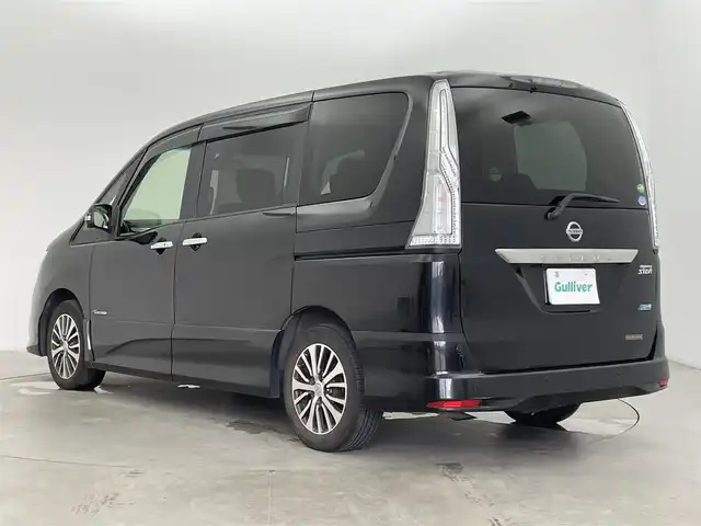 日産 セレナ ハイウェイS S HV Aセーフ 富山県 2014(平26)年 8.7万km ダイヤモンドブラック 純正ナビ【MP313D-W】/（AM/FM/CD/DVD/AUX/BT）/フルセグTV/アラウンドビューモニター/両側パワースライドドア/クルーズコントロール/エマージェンシーブレーキ/レーンキープアシスト/オートLEDヘッドライト/コーナーセンサー/ドライブレコーダー前後/ETC/スマートキー×２/プッシュスタート/純正フロアマット/アイドリングストップ