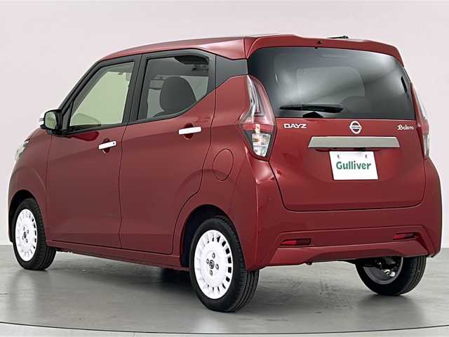 日産 デイズ ボレロ 福島県 2022(令4)年 0.1万km スパークリングレッドM /禁煙車//ワンオーナー//アラウンドビューモニター//エマージェンシーブレーキ//車線逸脱警報//ソナー//メーカーOPナビ/・BT.CD.DVD.SD.USB/・フルセグTV//ハーフレザーシート//純正ドライブレコーダー（FR）//プッシュスタート//スマートキー×2//アイドリングストップ//横滑り防止//純正フロアマット//純正14インチAW//オートライト//オートエアコン//電動格納ミラー