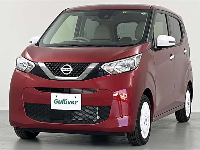 日産 デイズ ボレロ 福島県 2022(令4)年 0.1万km スパークリングレッドM /禁煙車//ワンオーナー//アラウンドビューモニター//エマージェンシーブレーキ//車線逸脱警報//ソナー//メーカーOPナビ/・BT.CD.DVD.SD.USB/・フルセグTV//ハーフレザーシート//純正ドライブレコーダー（FR）//プッシュスタート//スマートキー×2//アイドリングストップ//横滑り防止//純正フロアマット//純正14インチAW//オートライト//オートエアコン//電動格納ミラー