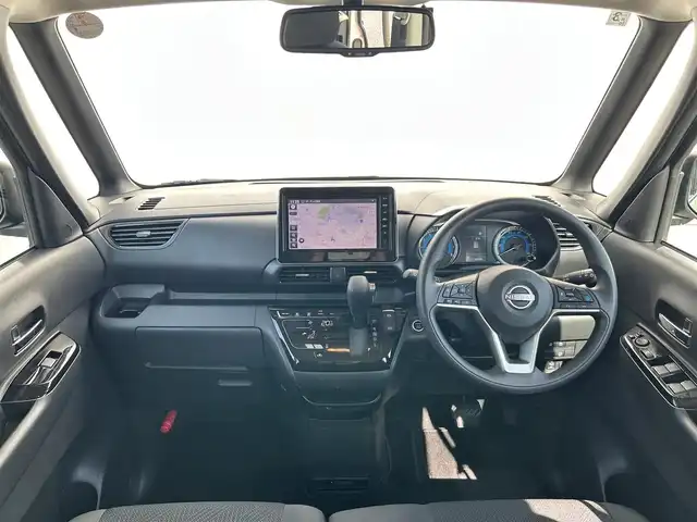 日産 ルークス HWS X プロパイロットED 群馬県 2025(令7)年 0.2万km フローズンバニラパール ワンオーナー/純正ナビ/　(AM/FM/BT/TV/SD)/両側パワースライドドア/アラウンドビューモニター/プロパイロット/エマージェンシーブレーキ/車線逸脱警報/車線逸脱防止支援機能/先行車発進お知らせ機能/標識認識機能/クリアランスソナー/純正ドライブレコーダー(前方・車内)/純正フロアマット/後席サンシェード/ステアリングリモコン/LEDヘッドライト/AUTOライト/保証書