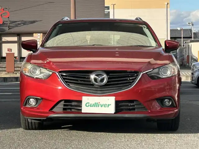 マツダ アテンザ ワゴン XD 奈良県 2013(平25)年 7万km ソウルレッドプレミアムメタリック /ワンオーナー//社外ナビ【Ｃ９Ｐ９】/CD/DVD/BT/フルセグTV//プッシュスタート//クルーズコントロール//ＡＦＳ//横滑り防止システム//アイドリングストップ//ルーフレール//ウィンカーミラー//革巻きステアリング//19インチ純正ＡＷ//スタッドレスタイヤ積み込みＡＷ付き//ＥＴＣ//バニティミラーライト付き//スペアキーｘ１//オートライト/フォグ//純正フロアマット//保証書/取扱説明書/ナビ取扱