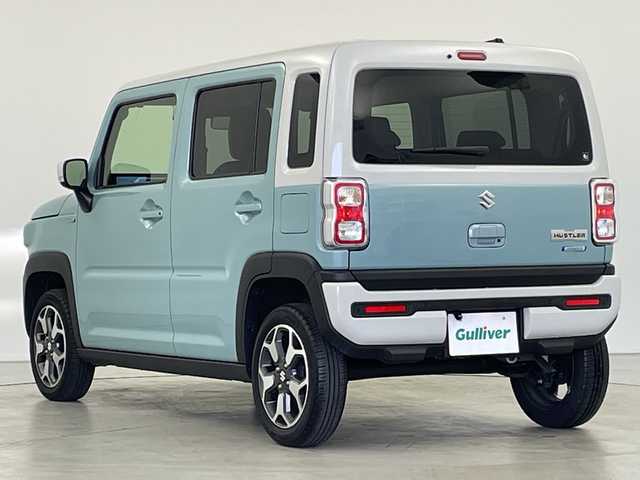 スズキ ハスラー HYBRID X 岐阜県 2024(令6)年 2.4万km オフブルーメタリック/ソフトベージュメタリック 7型ナビ(CN-E330D)/・フルセグ/Bluetooth/前方ドライブレコーダー/ETC/バックモニター/前席シートヒーター/アダプティブクルーズコントロール/クリアランスソナー/純正アルミホイール/スマートキー/プッシュスタート