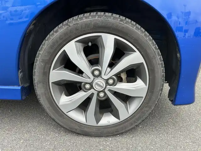 日産 デイズ ルークス HWS X Vセレクション 静岡県 2016(平28)年 2.2万km 青Ⅱ 青黒ツートーン色/エマージェンシーブレーキ/純正ＳＤナビ/ＴＶ/アラウンドビューカメラ/ＢＴオーディオ/ドラレコ/両側電動スライドドア/ＬＥＤヘッドライト/フォグランプ/純正フロアマット/純正１５ＡＷ