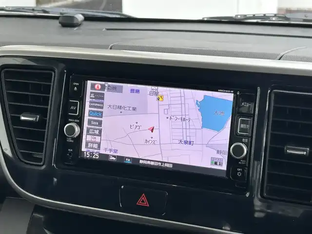 日産 デイズ ルークス HWS X Vセレクション 静岡県 2016(平28)年 2.2万km 青Ⅱ 青黒ツートーン色/エマージェンシーブレーキ/純正ＳＤナビ/ＴＶ/アラウンドビューカメラ/ＢＴオーディオ/ドラレコ/両側電動スライドドア/ＬＥＤヘッドライト/フォグランプ/純正フロアマット/純正１５ＡＷ