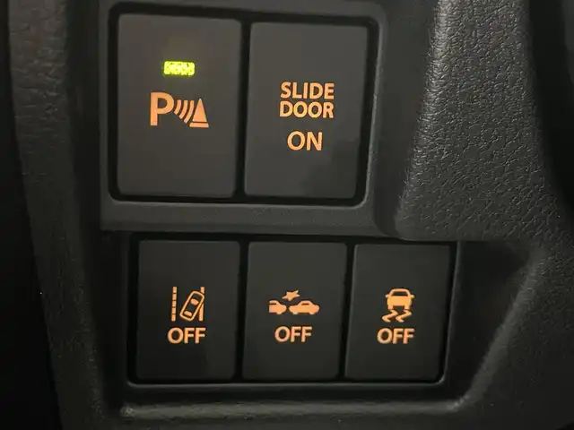 スズキ スペーシア カスタム HYBRID XS ターボ 大阪府 2021(令3)年 4.2万km ブルーイッシュブラックパール3 スズキセーフティーサポート　/純正8インチナビ　/ミュージックサーバー　/全方位カメラ　/両側電動パワースライドドア　/パドルシフト　/追従型クルーズコントロール　/シートヒーター　/HUD /ビルトインETC　/ドライブレコーダー