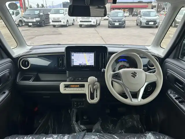 スズキ ワゴンＲ スマイル HYBRID S 道南・函館 2024(令6)年 0.8万km インディゴブルーメタリック /純正メモリーナビ//フルセグTV//全方位カメラ//デュアルカメラブレーキサポート//両側パワースライドア//前席シートヒーター//レーンキープアシスト//横滑り防止//アイドリングストップ//ビルトインETC