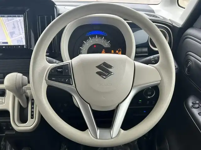 スズキ ワゴンＲ スマイル HYBRID S 道南・函館 2024(令6)年 0.8万km インディゴブルーメタリック /純正メモリーナビ//フルセグTV//全方位カメラ//デュアルカメラブレーキサポート//両側パワースライドア//前席シートヒーター//レーンキープアシスト//横滑り防止//アイドリングストップ//ビルトインETC