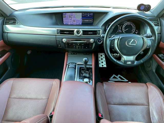 レクサス ＧＳ 450h Fスポーツ 滋賀県 2012(平24)年 8.8万km ホワイトパールクリスタルシャイン マークレビンソン/プリクラッシュセーフティ/ナイトビューカメラ/TRD4本出しマフラー/純正エアロ/サンルーフ/ブラウンレザーシート/前席エアシート＆ヒーター/前席パワーシート/パワートランク/メーカーナビ/バックカメラ/フルセグTV：DVD：CD：USB：AUX/デイライトフォグ/ハンドルヒーター/ビルトインETC/コーナーセンサー/オートサンシェード/オートハイビーム/パドルシフト/純正フロアマット/レーダークルーズコントロール/保証書・取扱説明書