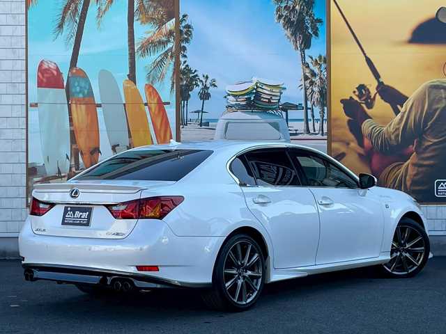 レクサス ＧＳ 450h Fスポーツ 滋賀県 2012(平24)年 8.8万km ホワイトパールクリスタルシャイン マークレビンソン/プリクラッシュセーフティ/ナイトビューカメラ/TRD4本出しマフラー/純正エアロ/サンルーフ/ブラウンレザーシート/前席エアシート＆ヒーター/前席パワーシート/パワートランク/メーカーナビ/バックカメラ/フルセグTV：DVD：CD：USB：AUX/デイライトフォグ/ハンドルヒーター/ビルトインETC/コーナーセンサー/オートサンシェード/オートハイビーム/パドルシフト/純正フロアマット/レーダークルーズコントロール/保証書・取扱説明書