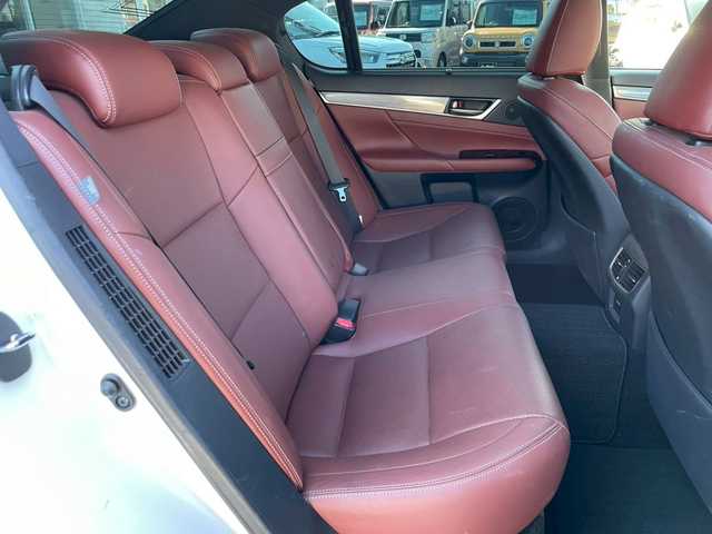 レクサス ＧＳ 450h Fスポーツ 滋賀県 2012(平24)年 8.8万km ホワイトパールクリスタルシャイン マークレビンソン/プリクラッシュセーフティ/ナイトビューカメラ/TRD4本出しマフラー/純正エアロ/サンルーフ/ブラウンレザーシート/前席エアシート＆ヒーター/前席パワーシート/パワートランク/メーカーナビ/バックカメラ/フルセグTV：DVD：CD：USB：AUX/デイライトフォグ/ハンドルヒーター/ビルトインETC/コーナーセンサー/オートサンシェード/オートハイビーム/パドルシフト/純正フロアマット/レーダークルーズコントロール/保証書・取扱説明書