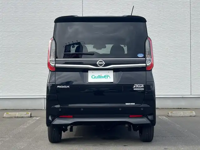 日産 ルークス HWS X プロパイロットED 秋田県 2021(令3)年 2.6万km ブラック ４WD/インテリジェントエマージェンシーブレーキ/プロパイロット/両側パワースライドドア/ハンズフリーオートスライドドア/LEDヘッドライト/純正メモリナビ（CD/BT)/フルセグ/アラウンドビューモニター/日産純正１４インチアルミ（夏タイヤ装着）/スマートキー/アイドリングストップ/プッシュスタート/インテリジェントクルーズコントロール追従走行有/コーナーセンサー/車線逸脱防止支援システム/ステアリングスイッチ/前席シートヒーター/電動パーキングブレーキ/オートブレーキホールド機能/純正フロアマット/純正ドアバイザー/オートライト/オートエアコン/パワーステアリング/パワーウィンドウ/横滑り防止/盗難防止装置/寒冷地仕様/電動格納ウィンカーミラー