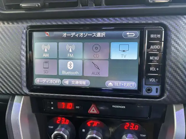 トヨタ ８６ GT 神奈川県 2018(平30)年 1.8万km ダークグレーメタリック ワンオーナー/純正ナビYV/バックモニター/スペアキー/保証書・取説/ディーラー点検記録簿