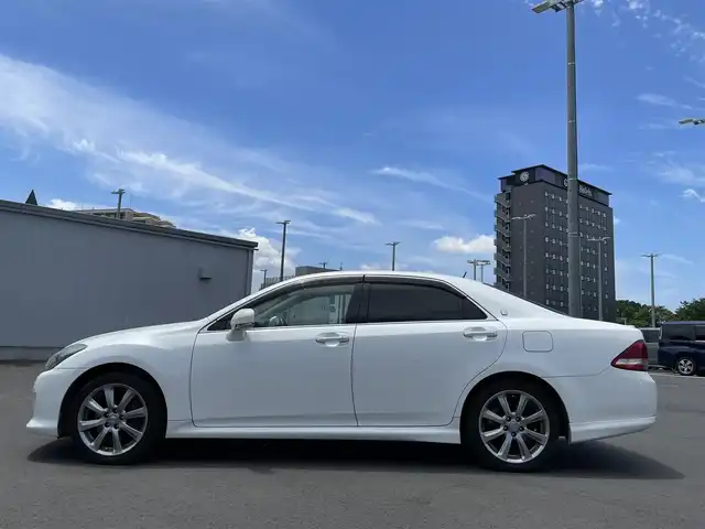 トヨタ クラウン アスリート 千葉県 2008(平20)年 8.5万km ホワイトパールクリスタルシャイン ユーザー買取車/純正ナビ/CD/DVD/Bluetooth/HDD/フルセグTV/バックカメラ/オートクルーズ/ステアリングリモコン/パワーシート/マニュアルモード/イージークローズドドア/ETC/スマートキー