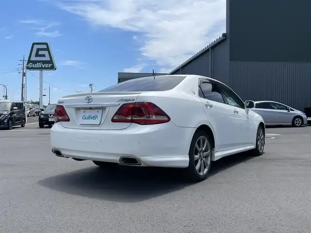 トヨタ クラウン アスリート 千葉県 2008(平20)年 8.5万km ホワイトパールクリスタルシャイン ユーザー買取車/純正ナビ/CD/DVD/Bluetooth/HDD/フルセグTV/バックカメラ/オートクルーズ/ステアリングリモコン/パワーシート/マニュアルモード/イージークローズドドア/ETC/スマートキー