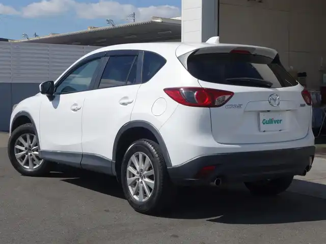 マツダ ＣＸ－５ XD 静岡県 2013(平25)年 8.7万km クリスタルホワイトパールマイカ ワンオーナー/禁煙車/車検R8年11月19日/スマートシティーブレーキサポート/　・AT誤発進抑制制御/　・車線逸脱警報システム/リアビークルモニタリング/クルーズコントロール/ディーラーオプションSDナビ/　CD/DVD/SD/BT/フルセグTV/バックカメラ/純正左サイドカメラ/ETC/スマートキー／プッシュスタート/純正HIDヘッドライト/AFS/オートライト/純正トノカバー/純正ドアバイザー/純正フロアマット/保証書/取扱説明書