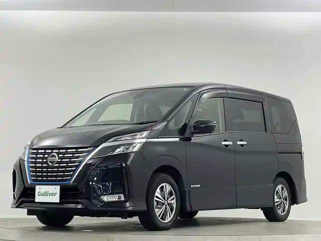 日産 セレナ e－パワー ハイウェイスター V 埼玉県 2020(令2)年 2.1万km ダイヤモンドブラック 禁煙車　１１型後席モニター　純正１２．３型ナビＴＶ　全方位カメラ　両側電動スライドドア　シートヒーター　ＥＴＣ　ドライブレコーダー　プロパイロット　ＬＥＤヘッドライト　ＢＳＭ　スマートルームミラー