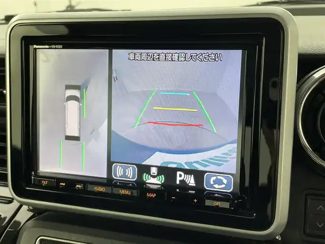 スズキ スペーシア カスタム HYBRID XS ターボ 埼玉県 2018(平30)年 7.2万km ブリスクブルーメタリック/ブラック2トーンルーフ 純正8型ナビ アラウンドビューモニター Bluetooth クルーズコントロール 両側パワースライドドア シートヒーター ハーフレザーシート コーナーセンサー オートハイビーム 前後ドラレコ ETC