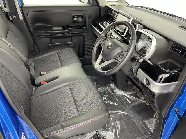 スズキ スペーシア カスタム HYBRID XS ターボ 埼玉県 2018(平30)年 7.2万km ブリスクブルーメタリック/ブラック2トーンルーフ 純正8型ナビ アラウンドビューモニター Bluetooth クルーズコントロール 両側パワースライドドア シートヒーター ハーフレザーシート コーナーセンサー オートハイビーム 前後ドラレコ ETC