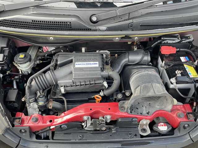 ホンダ Ｎ ＢＯＸ カスタム G ターボ Lパッケージ 岩手県 2015(平27)年 6.6万km ミラノレッド シティブレーキアシスト　アルパインナビ　バックＣ　Ｂｌｕｅｔｏｏｔｈ　ＤＶＤ再生　フルセグＴＶ　両側パワースライドドア　ハーフレザーシート　シートヒーター　純正１５インチＡＷ　パドルシフト　ＥＴＣ