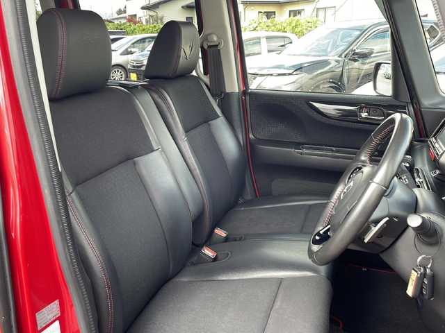 ホンダ Ｎ ＢＯＸ カスタム G ターボ Lパッケージ 岩手県 2015(平27)年 6.6万km ミラノレッド シティブレーキアシスト　アルパインナビ　バックＣ　Ｂｌｕｅｔｏｏｔｈ　ＤＶＤ再生　フルセグＴＶ　両側パワースライドドア　ハーフレザーシート　シートヒーター　純正１５インチＡＷ　パドルシフト　ＥＴＣ