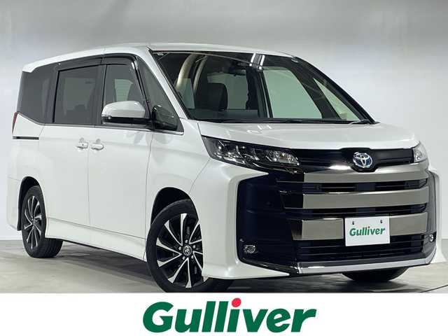 トヨタ ノア ハイブリッド S－Z 神奈川県 2022(令4)年 2.9万km ホワイトパールクリスタルシャイン 純正10.5インチディスプレイオーディオ/Bluetooth Miracast フルセグ DVD CD USB/バックカメラ/純正14型フリップダウンモニター/両側パワースライドドア/トヨタセーフティセンス/レーダークルーズコントロール/ブラインドスポットモニター/シートヒーター/ビルトインETC2.0/ドライブレコーダー前後/純正フロアマット/スマートキー/LEDヘッドライト/オートライト/オートマチックハイビーム/純正17インチアルミホイール/ドアバイザー/レーンキープアシスト/クリアランスソナー